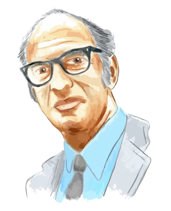 Thomas Kuhn - Portrait of the philosopher of science Thomas Samuel Kuhn, made by user davi.trip