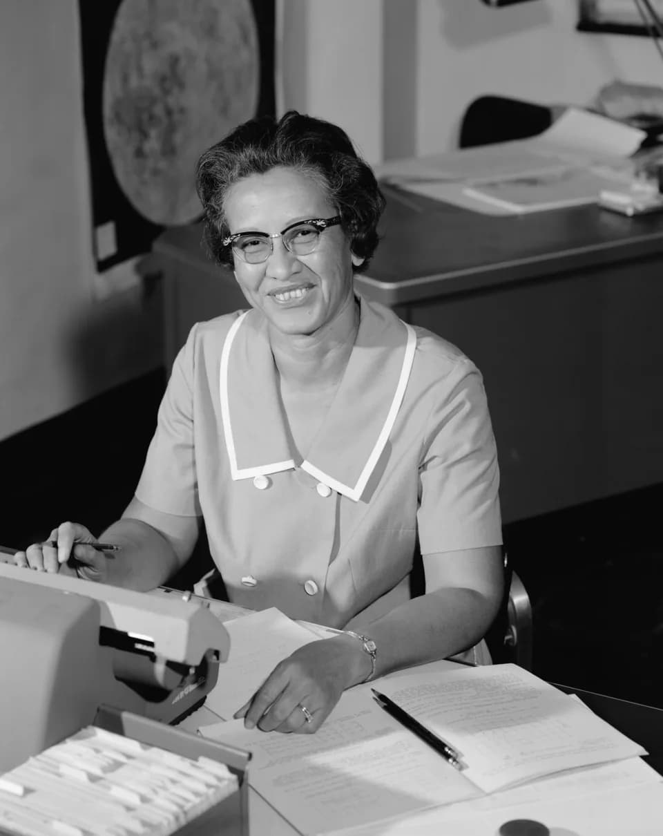 Katherine Johnson - Katherine Johnson, NASA employée, mathematician and physicist, in 1966