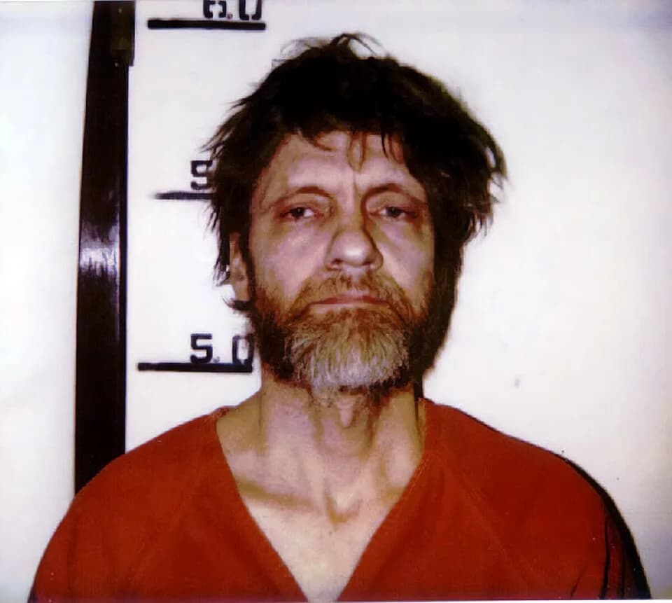 Ted Kaczynski - Booking photo of Theodore Kaczynski