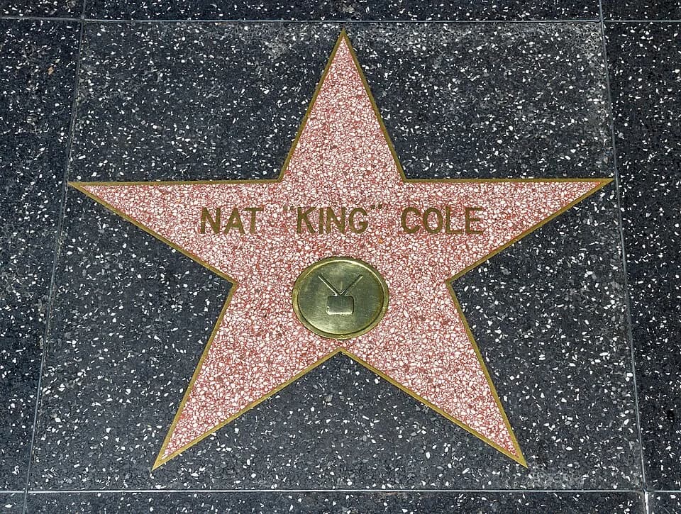 Nat King Cole - Star “Nat King Cole” at the Hollywood Boulevard in Los Angeles, California, USA