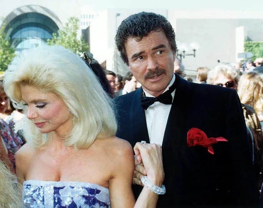 Burt Reynolds - Loni Anderson and Bert Reynolds at the 43rd Emmy Awards, 1991.