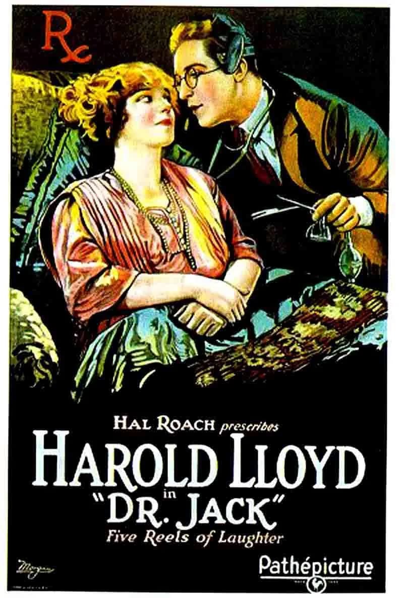 Harold Lloyd - Movie poster for the American comedy film Dr. Jack (1922).