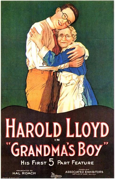 Harold Lloyd - Movie poster for Grandma's Boy (1922).