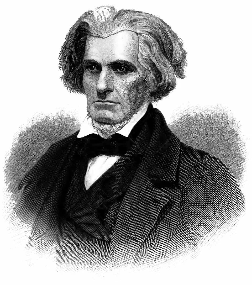 John C. Calhoun - Portrait engraving of South Carolina politician John C. Calhoun.