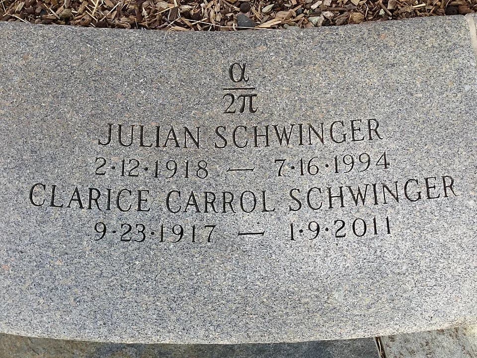 Julian Seymour Schwinger - This is the headstone of Julian Seymour Schwinger at Mt Auburn Cemetery in Cambridge, MA.