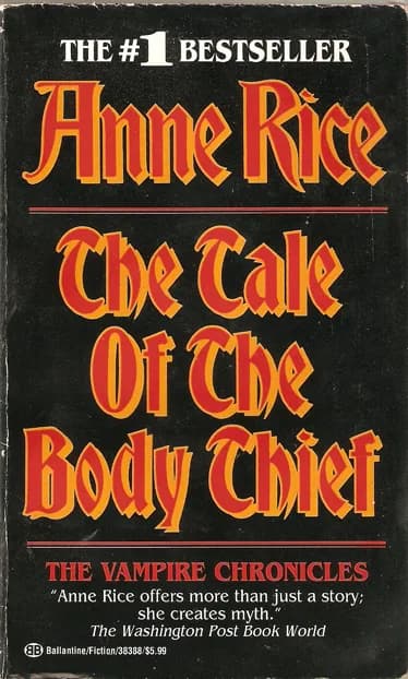 Anne Rice - Snapshot of book The Tale of the Body Thief