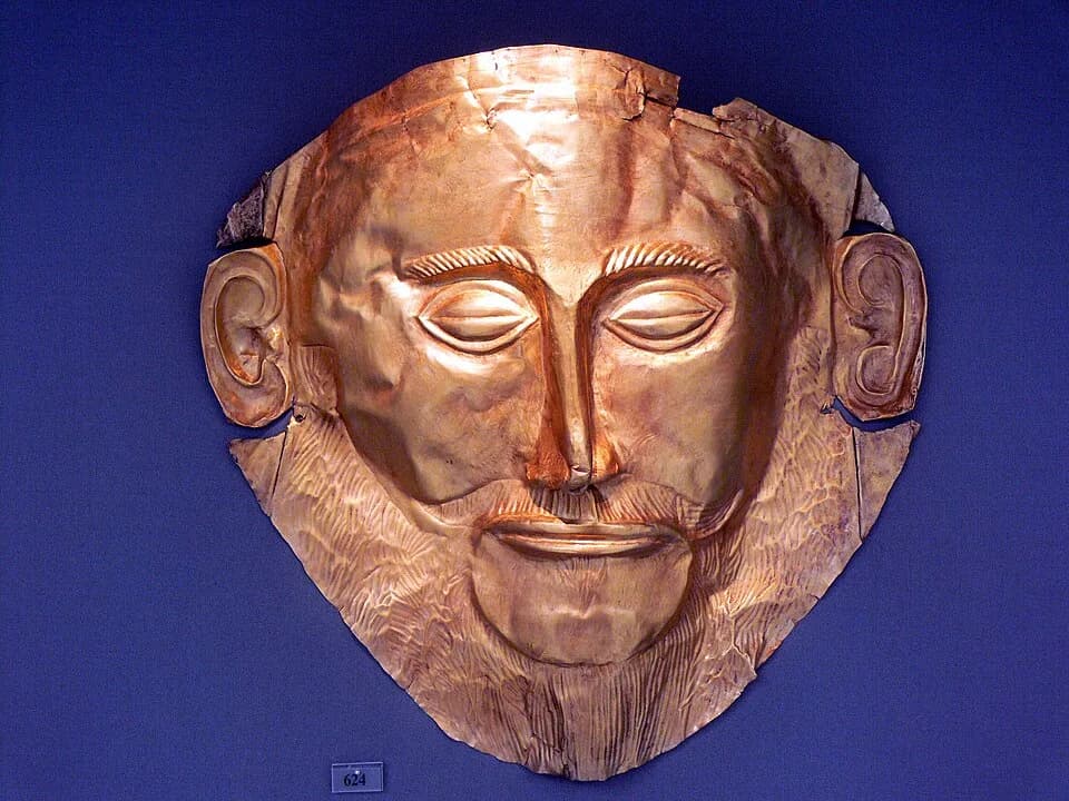 Heinrich Schliemann - So genannte “Maske des Agamemmnon”