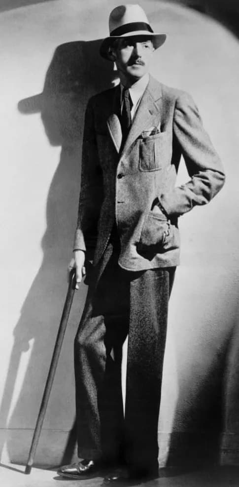 Dashiell Hammett - Photo portrait of American author Dashiell Hammett used for the first-edition dust jacket of his fifth and final novel, The Thin Man.