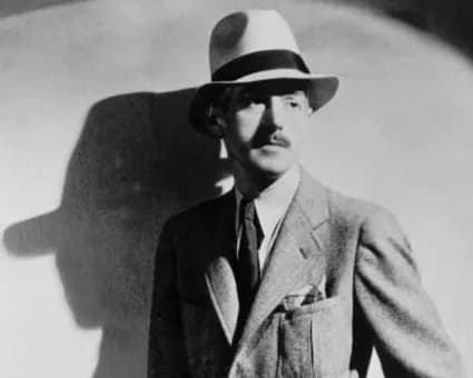 Dashiell Hammett - Photo portrait of American author Dashiell Hammett used for the first-edition dust jacket of his fifth and final novel, The Thin Man.