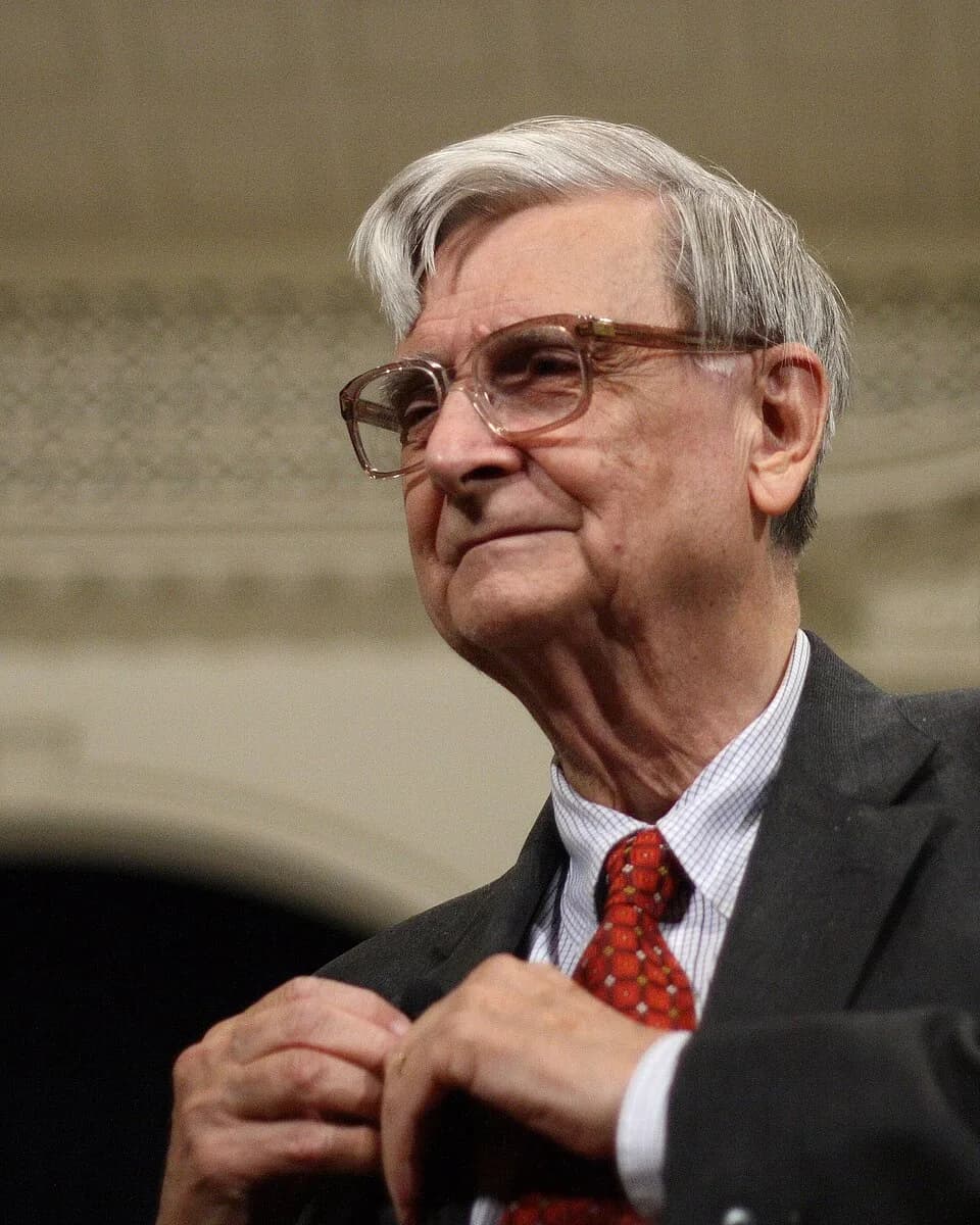 Edward O. Wilson - Biologist and conservationist Edward O. Wilson at "fireside chat" at Yale University, at which he was awarded the Addison Emery Verrill Medal from the Peabody Museum of Natural Hist