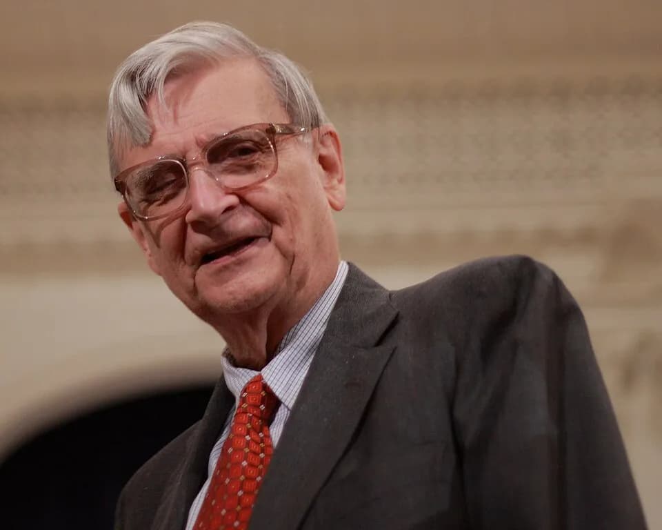 Edward O. Wilson - Biologist and conservationist Edward O. Wilson at "fireside chat" at Yale University, at which he was awarded the Addison Emery Verrill Medal from the Peabody Museum of Natural Hist