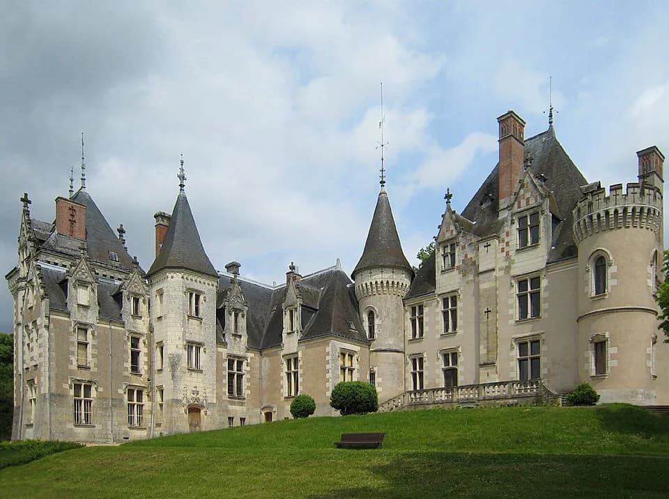 Wallis Simpson - Castle of Candé near the town of Monts in France, owned by the Département d'Indre-et-Loire
