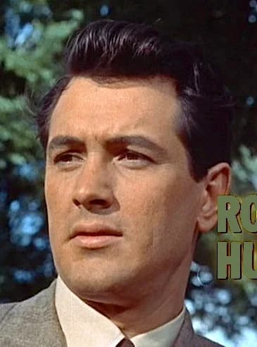 Rock Hudson - Cropped screenshot of Rock Hudson from the trailer for the film Giant.