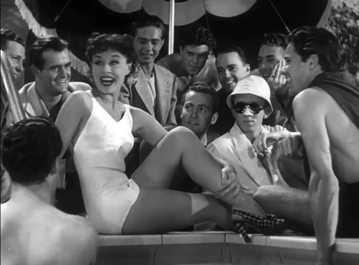 Paulette Goddard - Paulette Goddard in a scene from the film Second Chorus (1940).