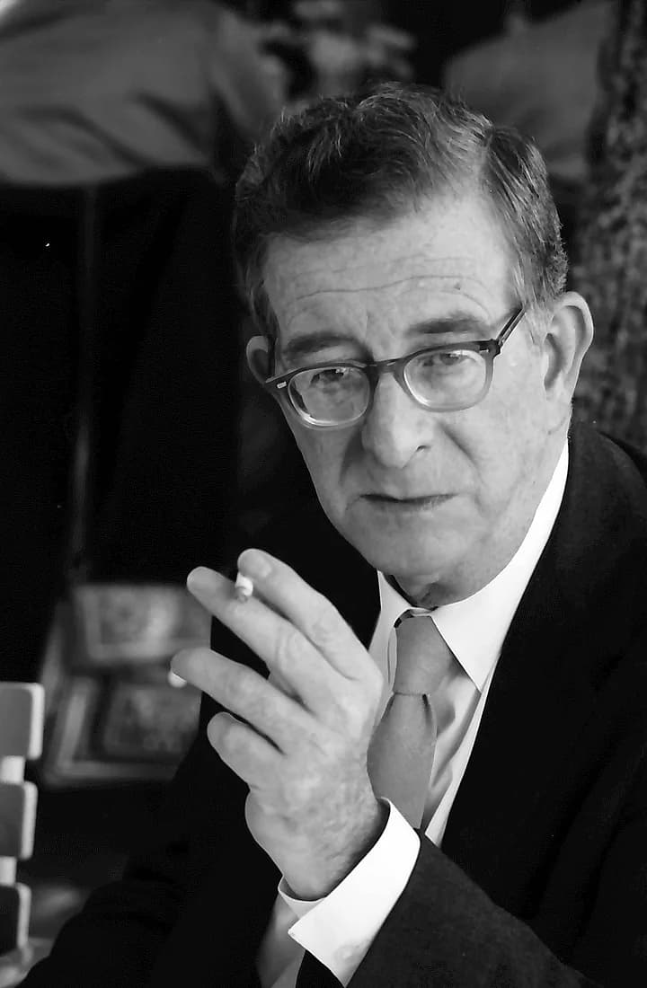 Robert Burns Woodward - 27. Tagung 1977 Chemiker; Bayrisches Frühstück: Robert B. Woodward