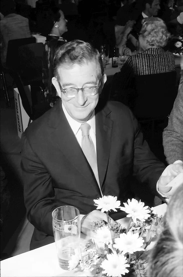 Robert Burns Woodward - 27. Tagung 1977 Chemiker; Sitzreihen im Theater: Robert B. Woodward