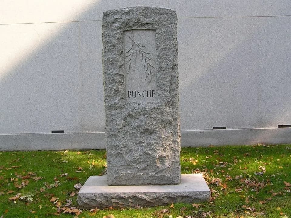 Ralph Bunche - The grave of Ralph Bunche in Woodlawn Cemetery, Bronx, NY.