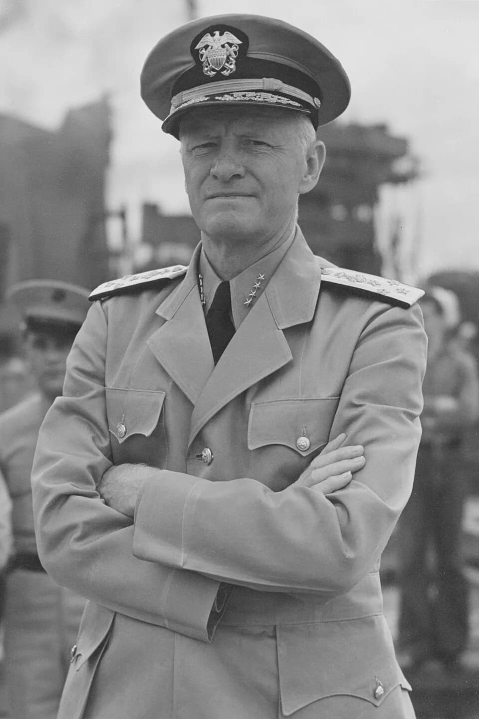 Chester W. Nimitz - Admiral Chester W. Nimitz. Photographed circa 1942.