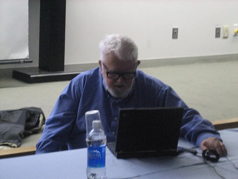 John McCarthy - John McCarthy after a lecture at the University at Buffalo