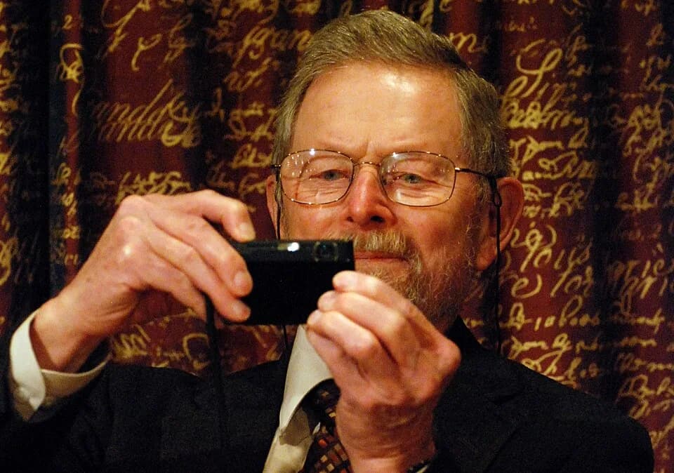 George E. Smith - Nobel Prize 2009, press conference with the laureates at the KVA: George E. Smith.