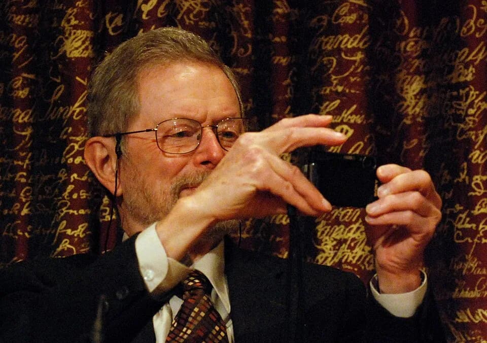 George E. Smith - Nobel Prize 2009, press conference with the laureates at the KVA: George E. Smith.