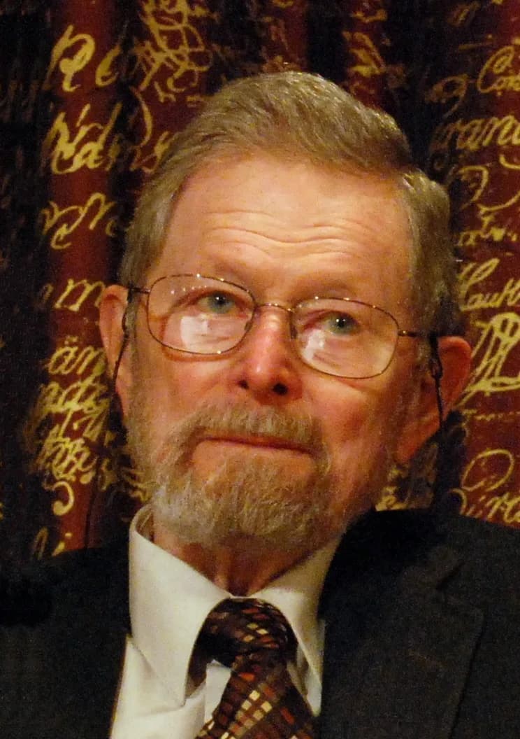 George E. Smith - Nobel Prize 2009, press conference with the laureates at the KVA: George E. Smith.