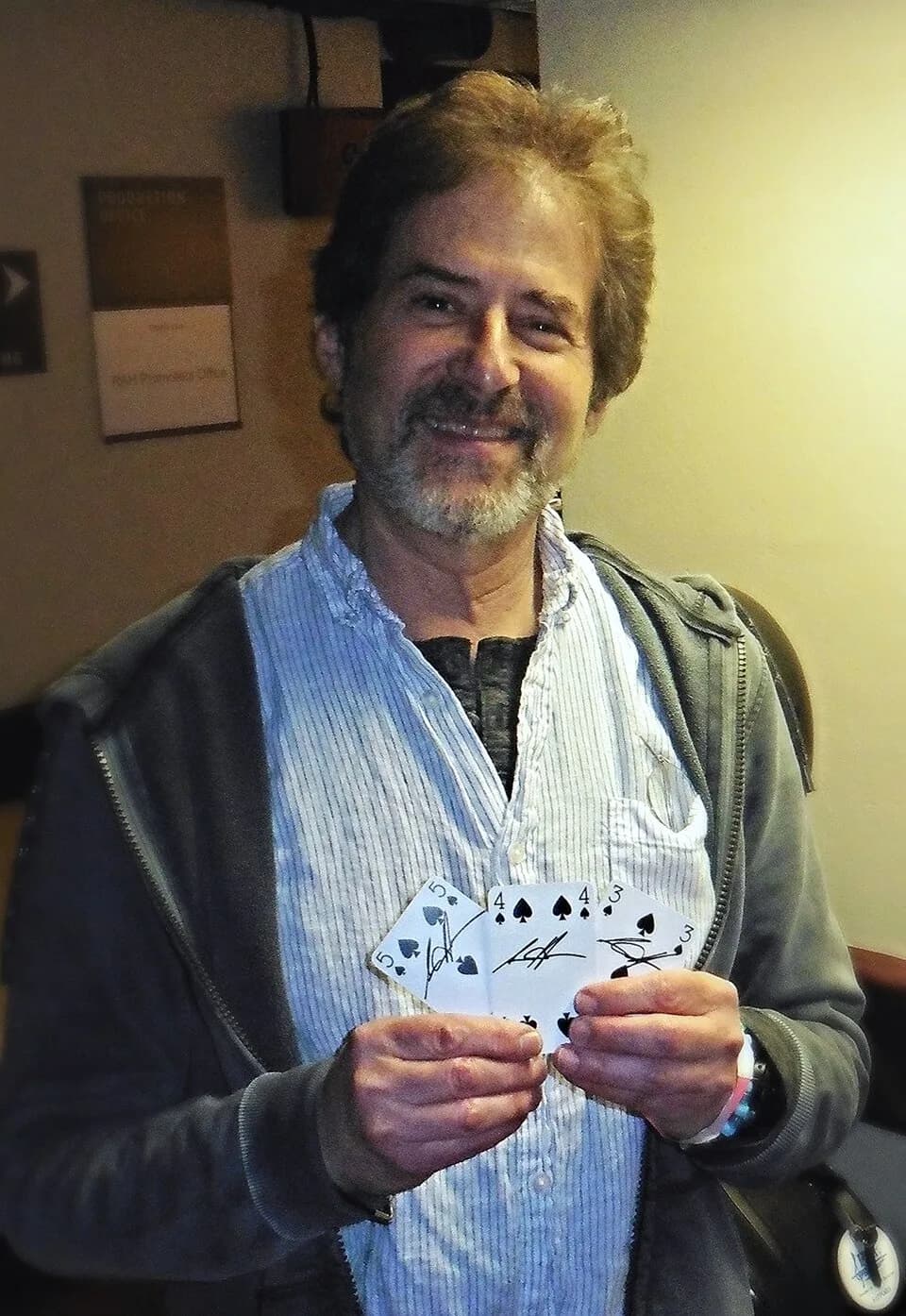 James Horner - James Horner showing support to starcards.org