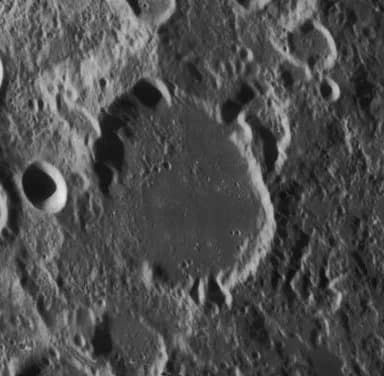 Annie Jump Cannon - Oblique view of Cannon (crater), on the moon.