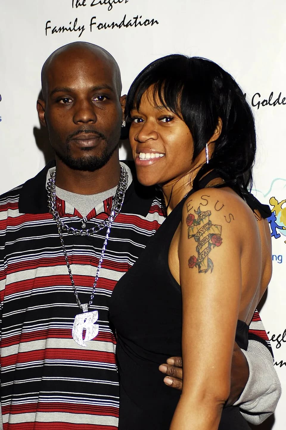 DMX - DMX and his woman at the 79th Annual Academy Awards Children Uniting Nations/Billboard afterparty.