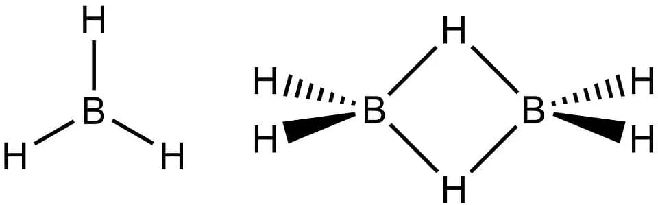 Herbert C. Brown - A comparison of the chemical structures of Borane and Diborane