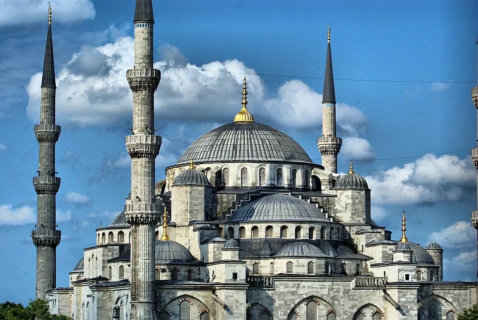 Ahmed I - Exterior of Sultan Ahmed I Mosque, Istanbul, Turkey.