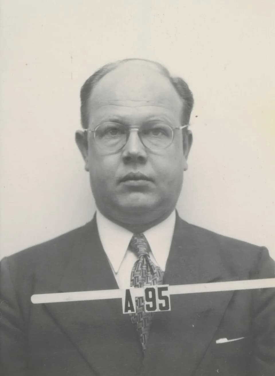 William Alfred Fowler - William A. Fowler's Los Alamos badge